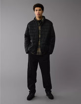 AE Lightweight Puffer Jacket Black – Men's