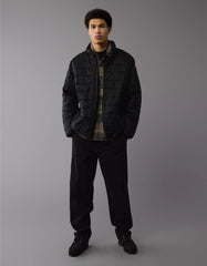 AE Lightweight Puffer Jacket Black – Men's