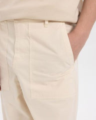 DeFacto Cream Relaxed Straight-Leg Pants – Men's