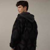 AE Hooded Aztec Fleece Shirt Jacket – Men's