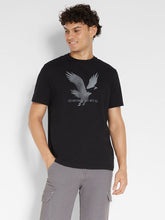 American Eagle Black Eagle Graphic Round Neck T-Shirt – Men's