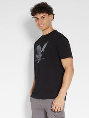 American Eagle Black Eagle Graphic Round Neck T-Shirt – Men's