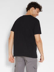 American Eagle Black Eagle Graphic Round Neck T-Shirt – Men's