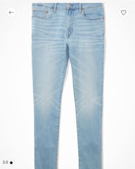 AE Airflex+ Mid Wash Straight Fit Jeans