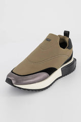 DKNY Platform Sneakers Oliveblack