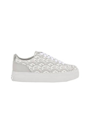 Guess Geometric Platform Sneakers Whitegrey
