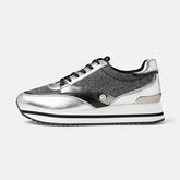 Michael Kors Glitter Sneakers Blacksilver