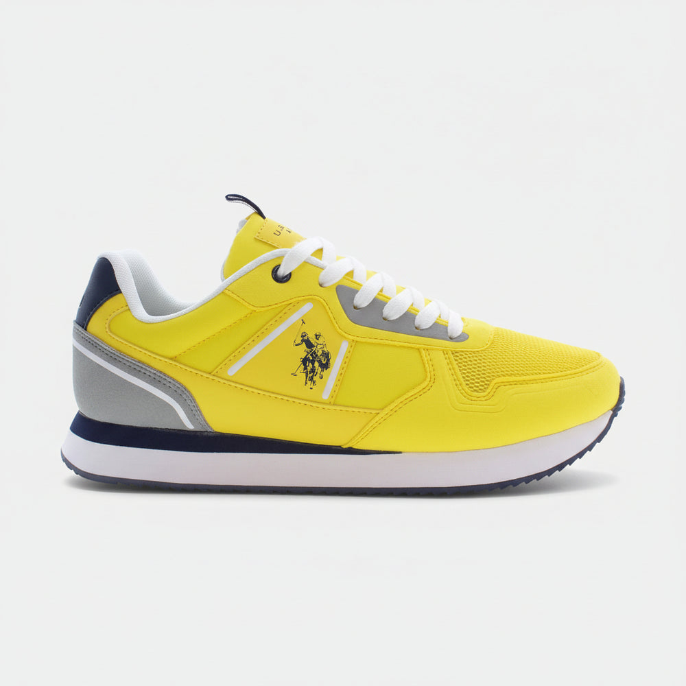 U.S. Polo Assn. Nobil Retro Running Sneakers Yellow