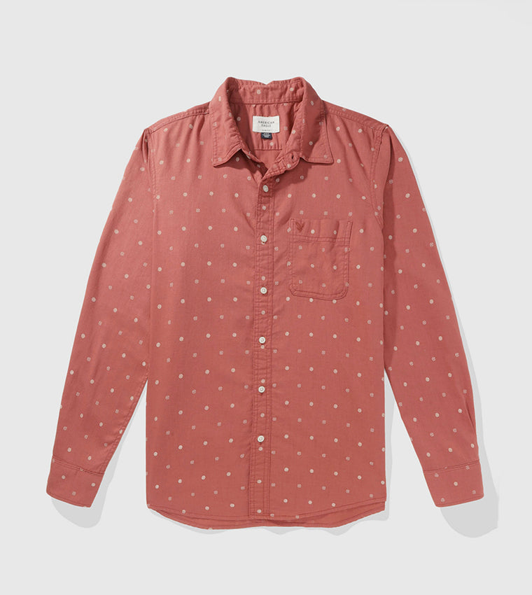 Slim Fit Everyday Button-Up Shirt