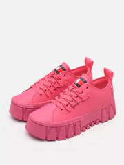 Tommy Jeans Platform Sneakers Pink