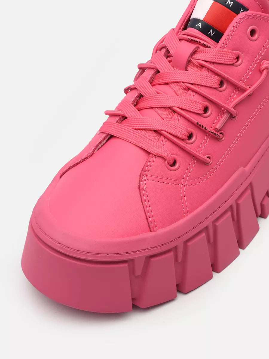 Tommy Jeans Platform Sneakers Pink