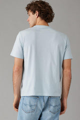 American Eagle Light Blue Graphic T-Shirt – Men's