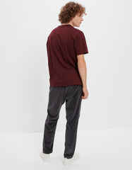 American Eagle Burgundy Eagle Graphic T-Shirt – Men's