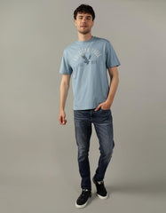 American Eagle Blue Graphic T-Shirt – Men's