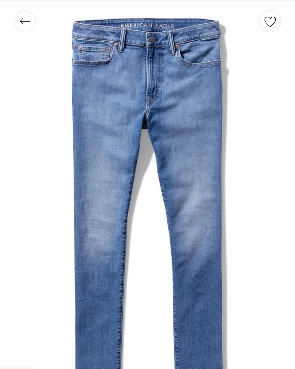 AE AirFlex+ Slim Jeans (Medium Tinted indigo)