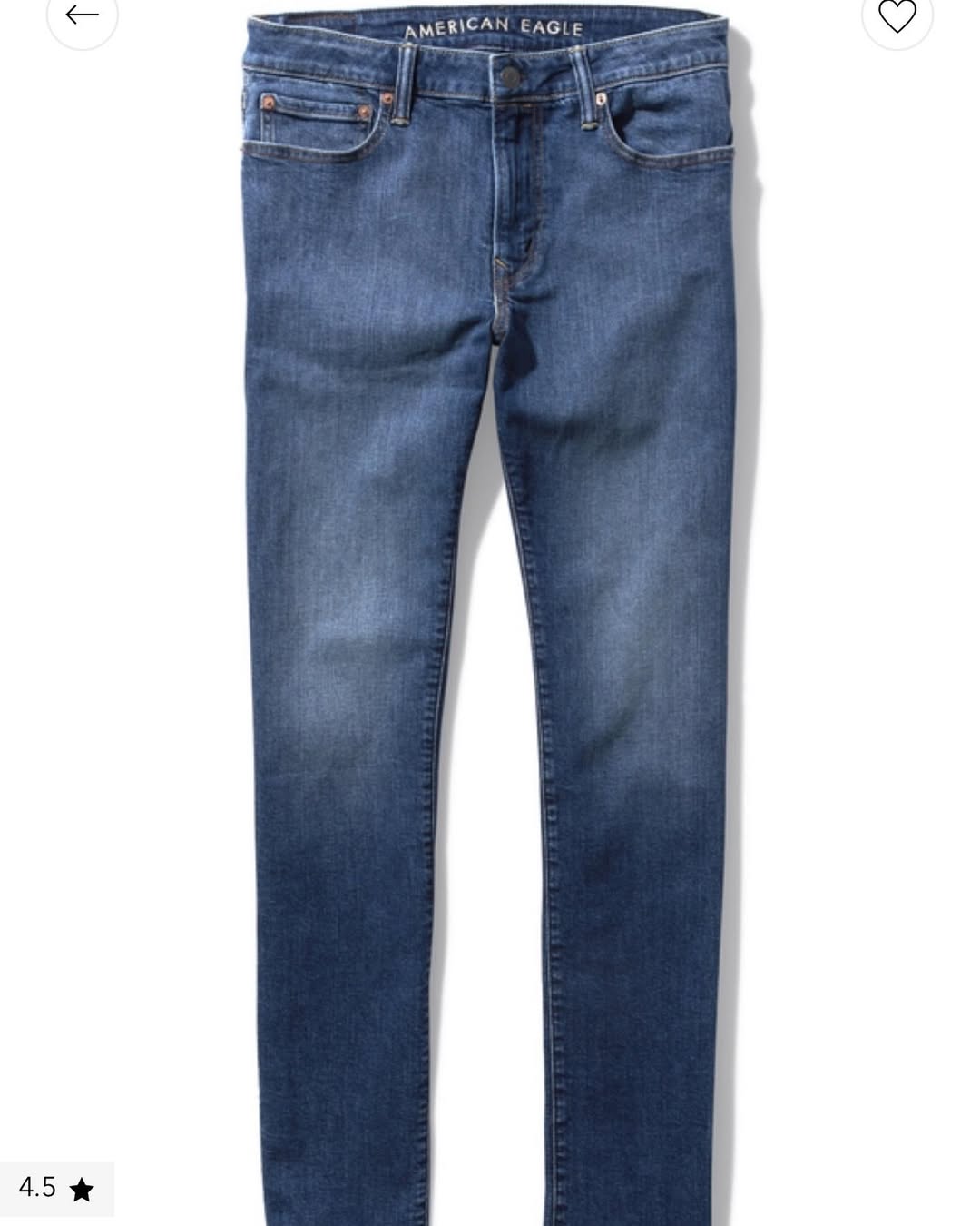 AE AirFlex+ Slim Straight jeans (Dark indigo wash)