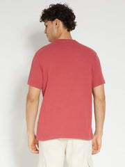 American Eagle Coral Logo Graphic T-Shirt – Men's