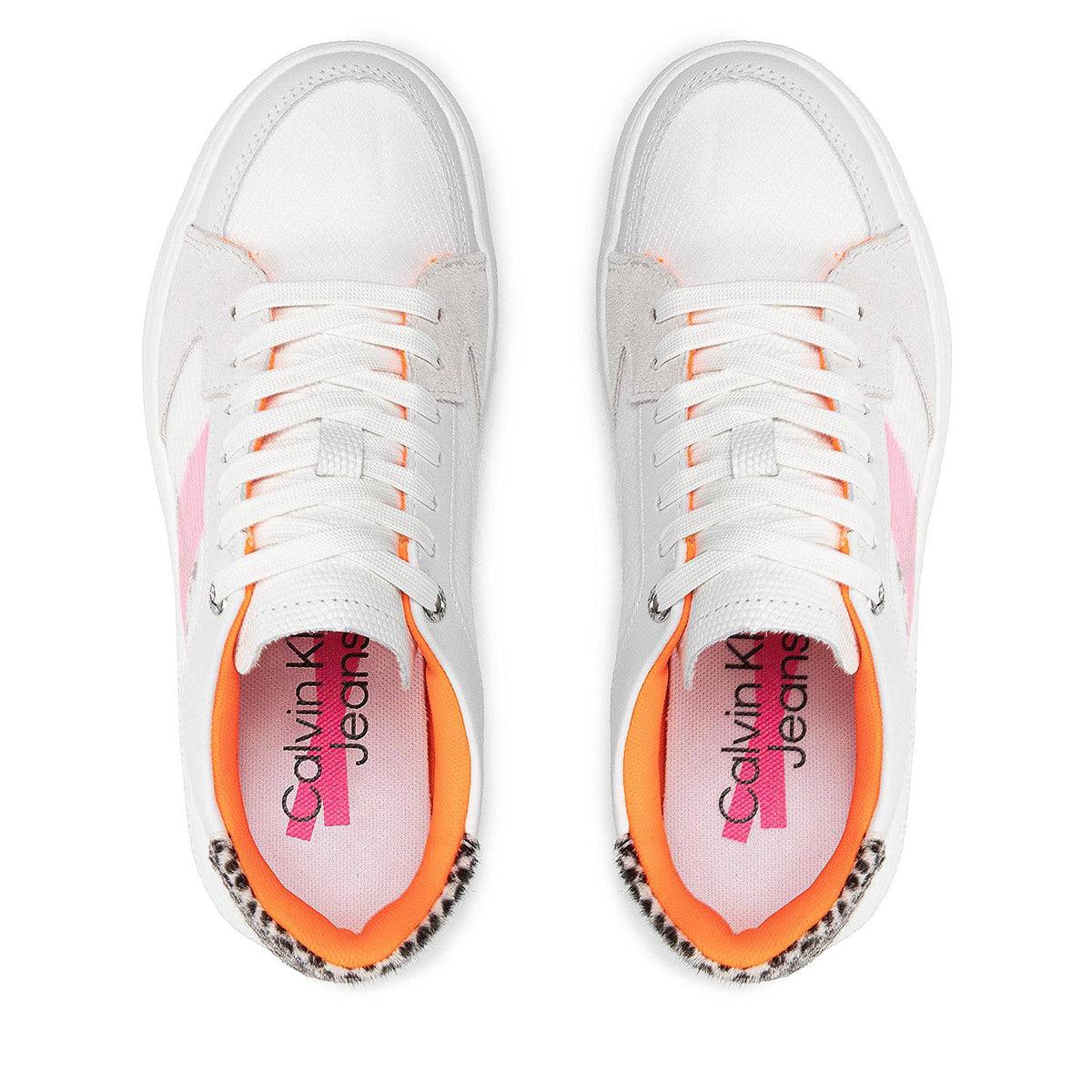 Calvin Klein Jeans Platform Sneakers Whiteorange