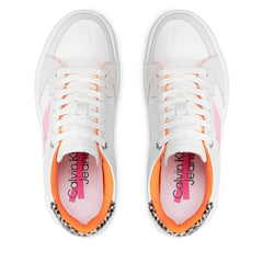 Calvin Klein Jeans Platform Sneakers Whiteorange