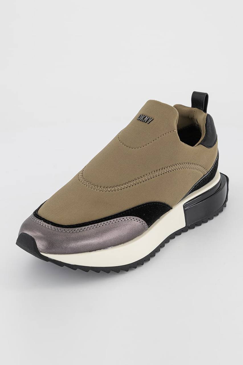 DKNY Platform Sneakers Oliveblack