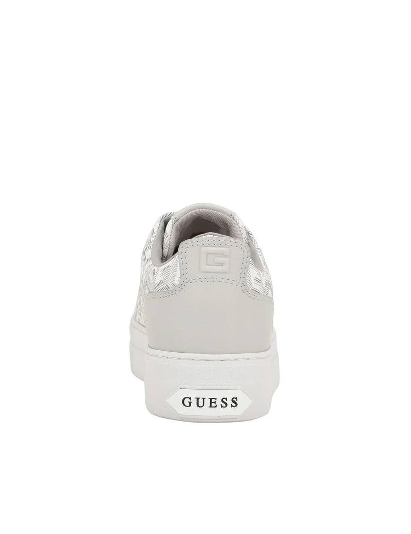 Guess Geometric Platform Sneakers Whitegrey