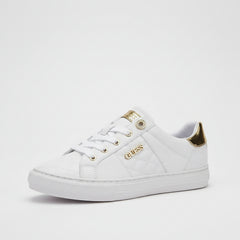 Guess Quilted Sneakers Whitegold