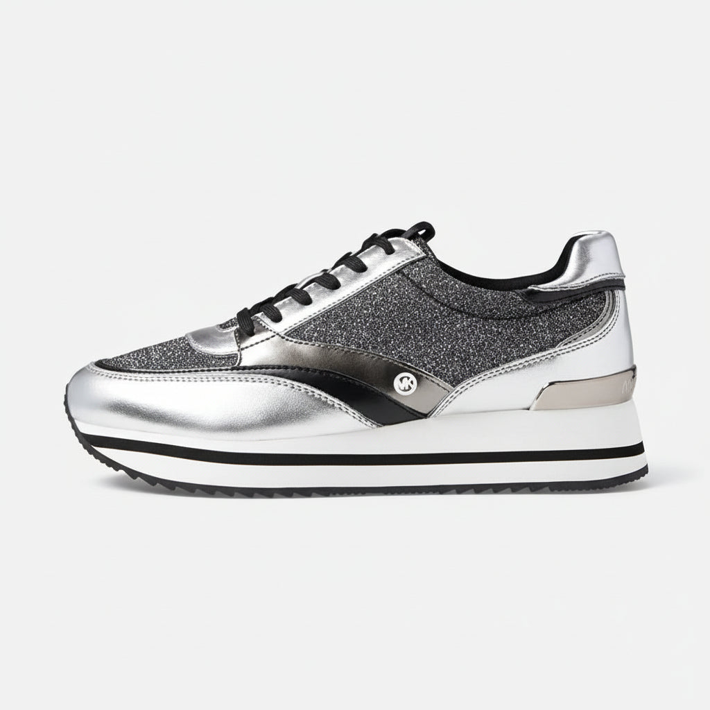 Michael Kors Glitter Sneakers Blacksilver