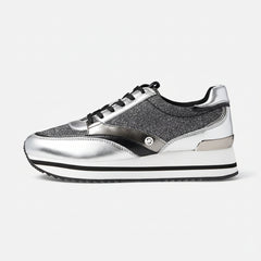 Michael Kors Glitter Sneakers Blacksilver