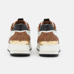 Michael Kors Monogram Trainer Sneakers Whitebrown
