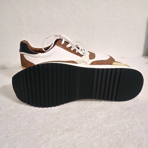 Michael Kors Monogram Trainer Sneakers Whitebrown