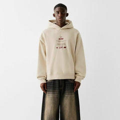 Bersheka "High Demand" Graphic Hoodie