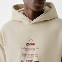 Bersheka "High Demand" Graphic Hoodie