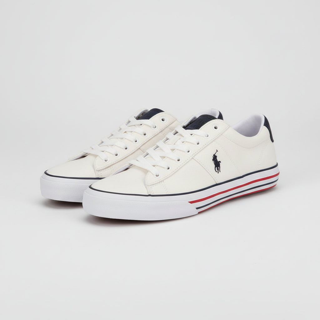 Polo Ralph Lauren Sayer Canvas Sneakers White