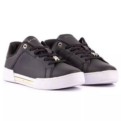 Tommy Hilfiger Leather Sneakers Black