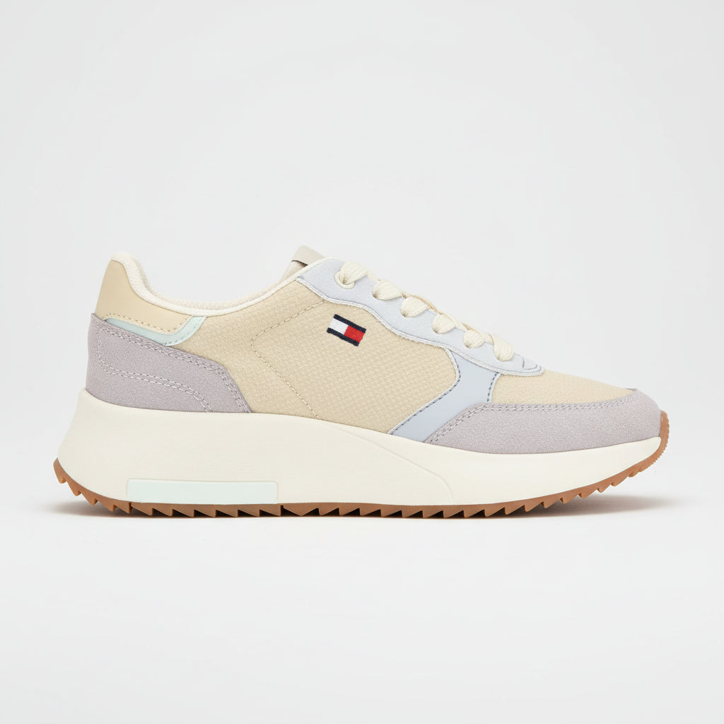 Tommy Hilfiger Retro Runner Sneakers Beigegreyblue